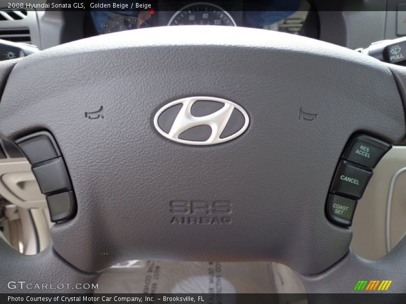 Golden Beige / Beige 2008 Hyundai Sonata GLS