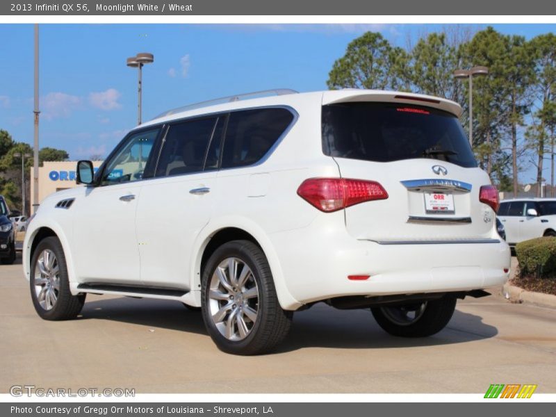 Moonlight White / Wheat 2013 Infiniti QX 56