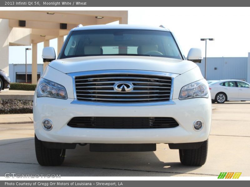 Moonlight White / Wheat 2013 Infiniti QX 56