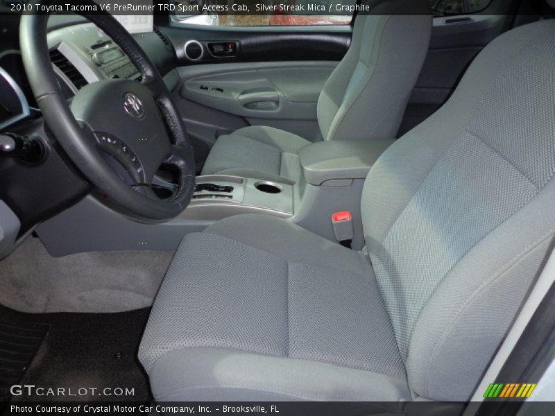  2010 Tacoma V6 PreRunner TRD Sport Access Cab Graphite Interior