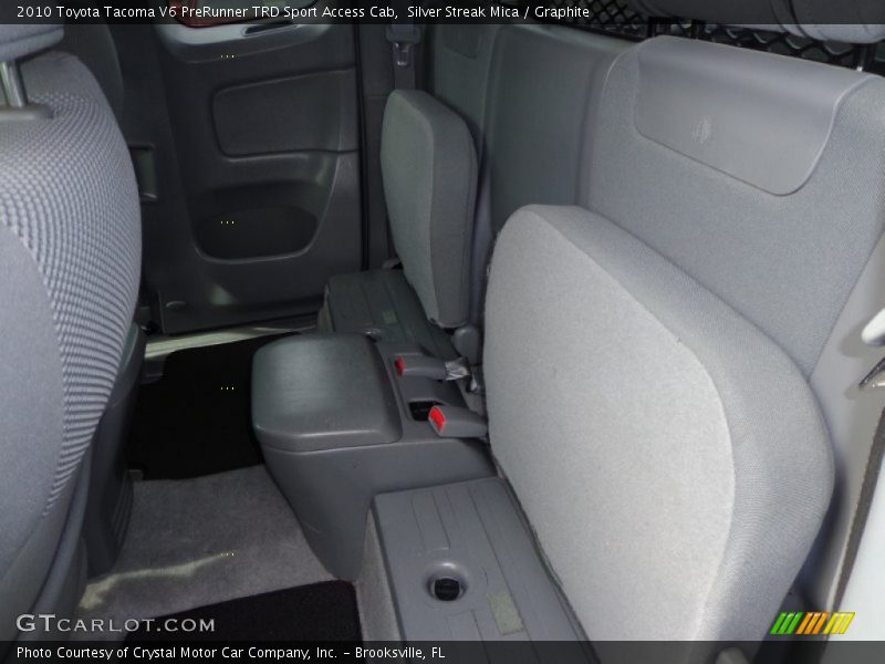 Rear Seat of 2010 Tacoma V6 PreRunner TRD Sport Access Cab
