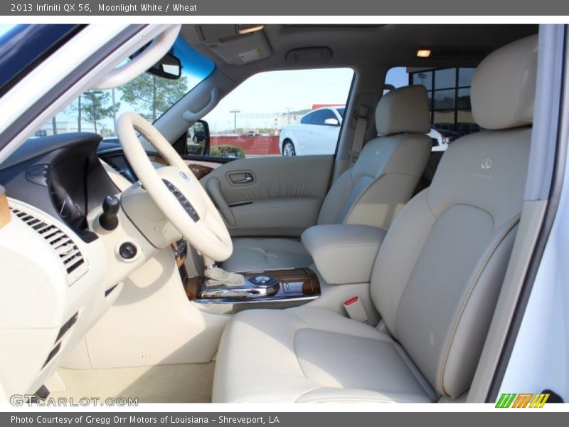 Front Seat of 2013 QX 56