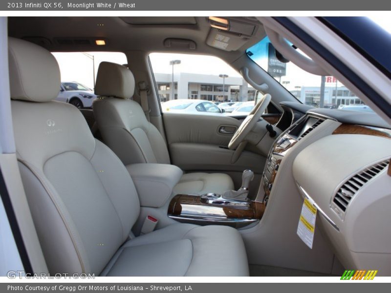 Moonlight White / Wheat 2013 Infiniti QX 56