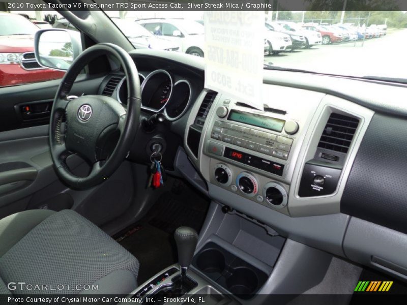 Dashboard of 2010 Tacoma V6 PreRunner TRD Sport Access Cab