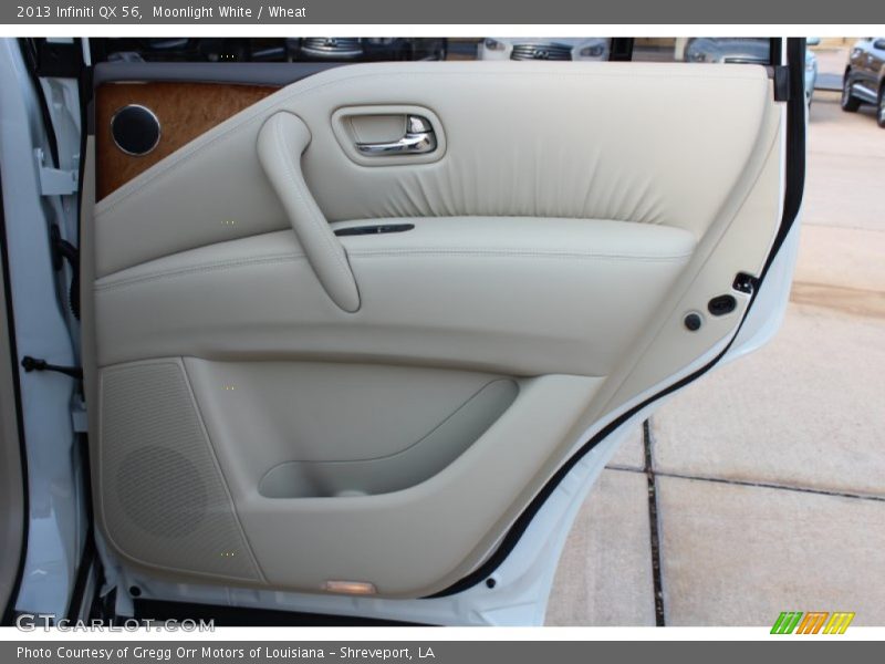 Moonlight White / Wheat 2013 Infiniti QX 56