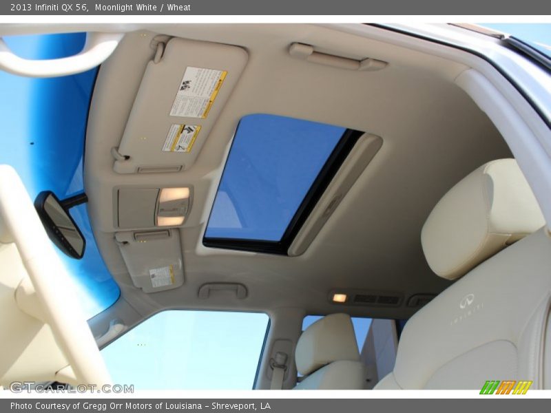 Sunroof of 2013 QX 56