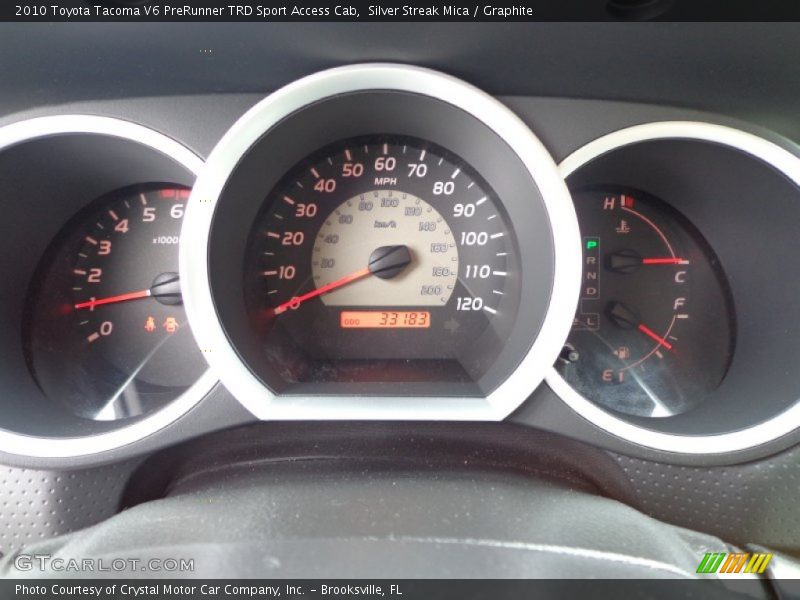  2010 Tacoma V6 PreRunner TRD Sport Access Cab V6 PreRunner TRD Sport Access Cab Gauges
