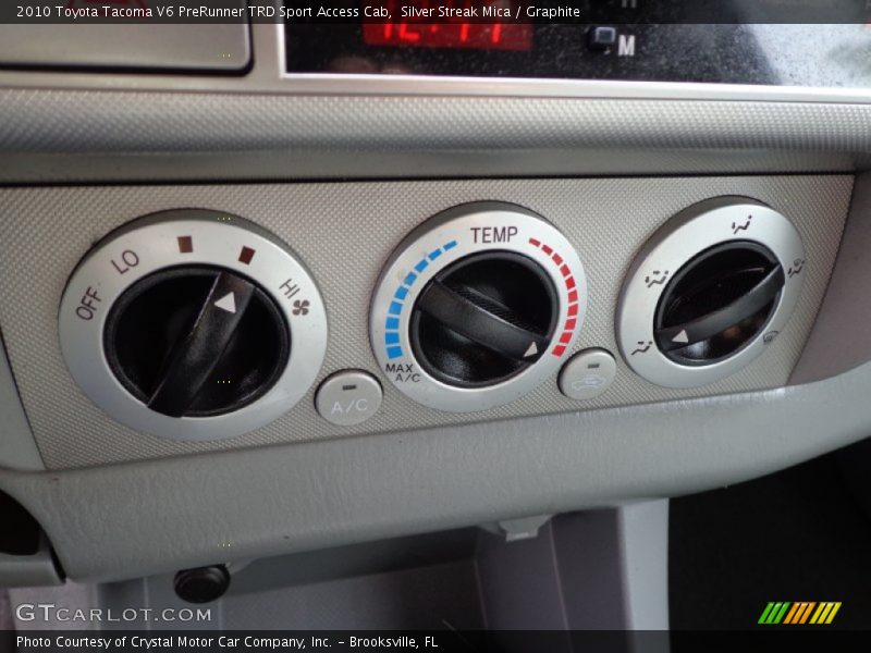 Controls of 2010 Tacoma V6 PreRunner TRD Sport Access Cab