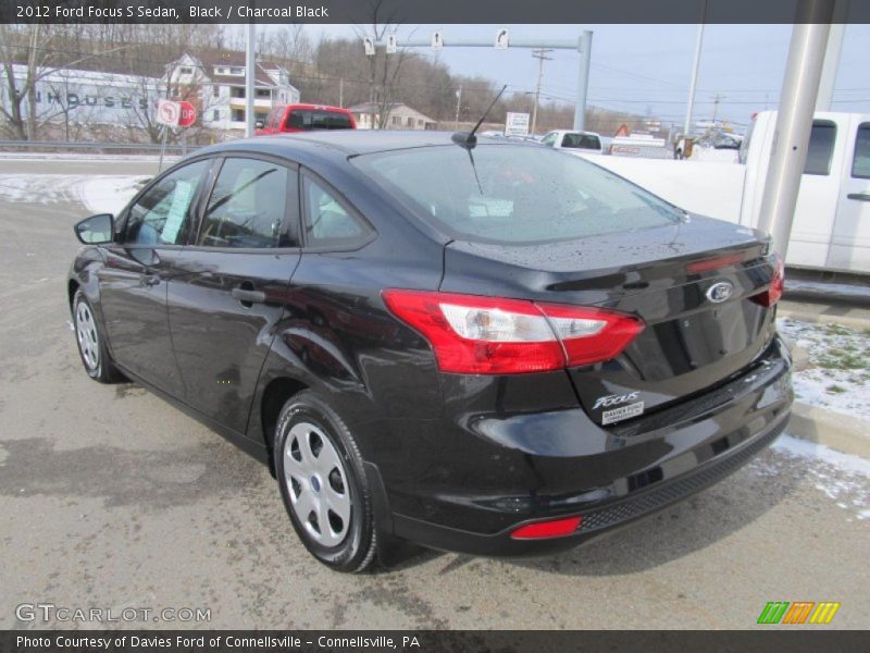Black / Charcoal Black 2012 Ford Focus S Sedan