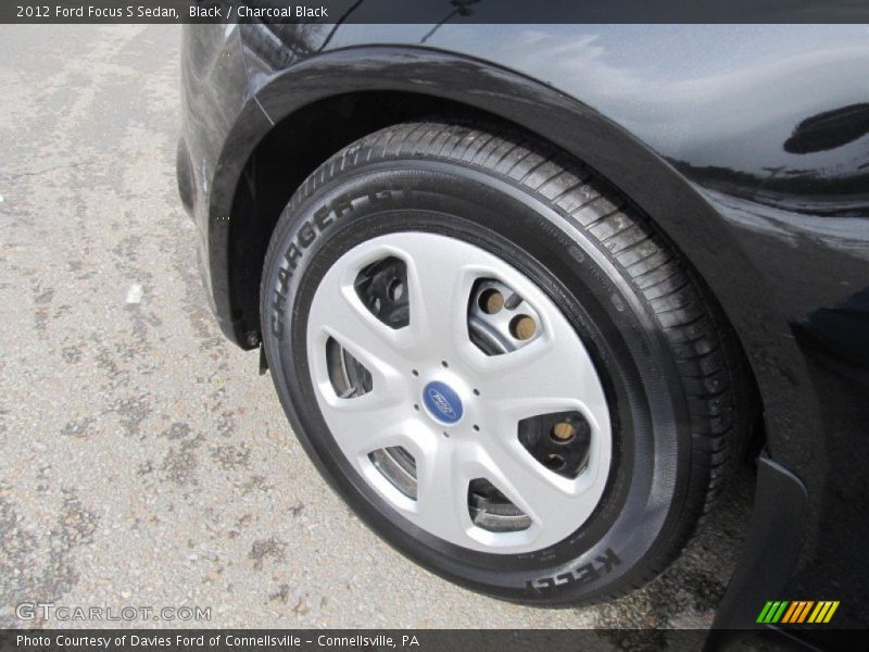 Black / Charcoal Black 2012 Ford Focus S Sedan