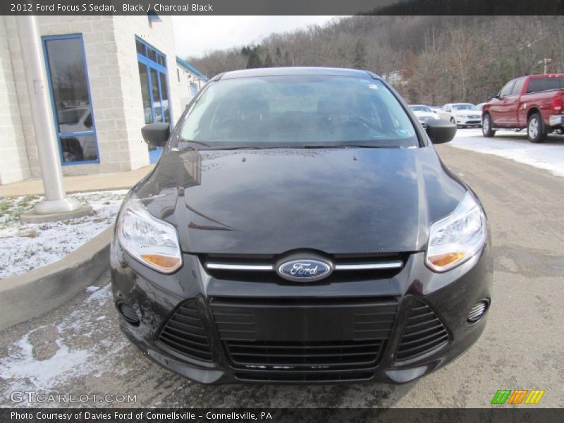 Black / Charcoal Black 2012 Ford Focus S Sedan
