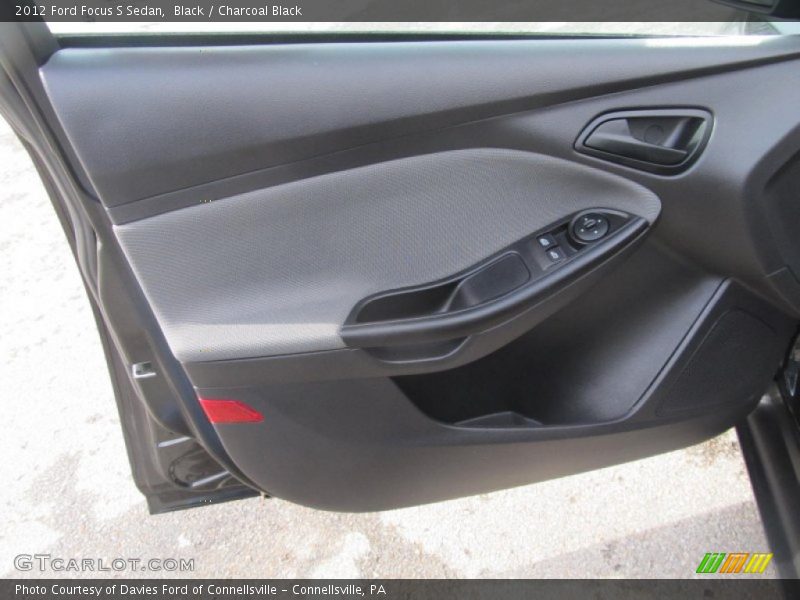 Black / Charcoal Black 2012 Ford Focus S Sedan