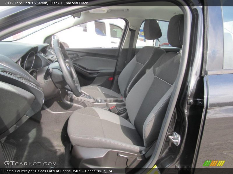 Black / Charcoal Black 2012 Ford Focus S Sedan