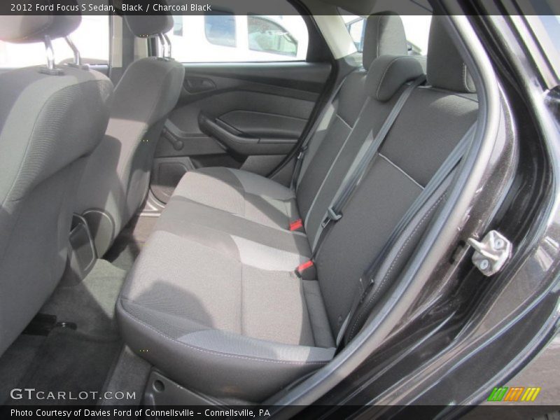 Black / Charcoal Black 2012 Ford Focus S Sedan