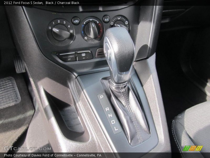 Black / Charcoal Black 2012 Ford Focus S Sedan