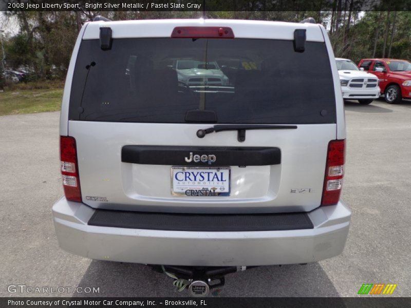 Bright Silver Metallic / Pastel Slate Gray 2008 Jeep Liberty Sport