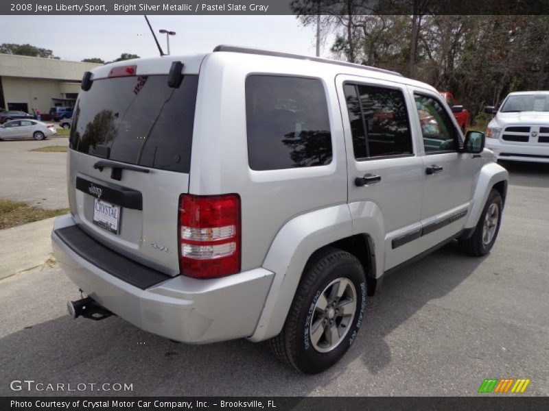 Bright Silver Metallic / Pastel Slate Gray 2008 Jeep Liberty Sport