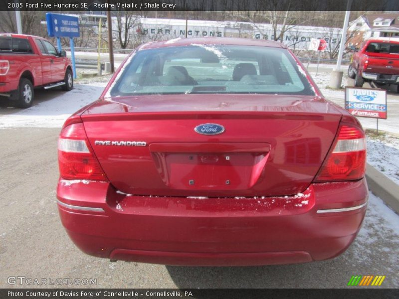 Redfire Metallic / Shale Grey 2005 Ford Five Hundred SE
