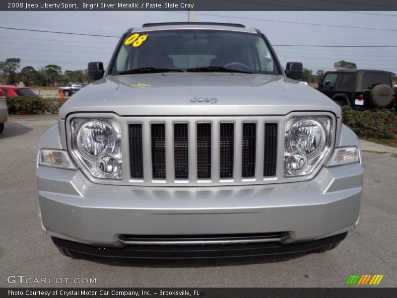 Bright Silver Metallic / Pastel Slate Gray 2008 Jeep Liberty Sport