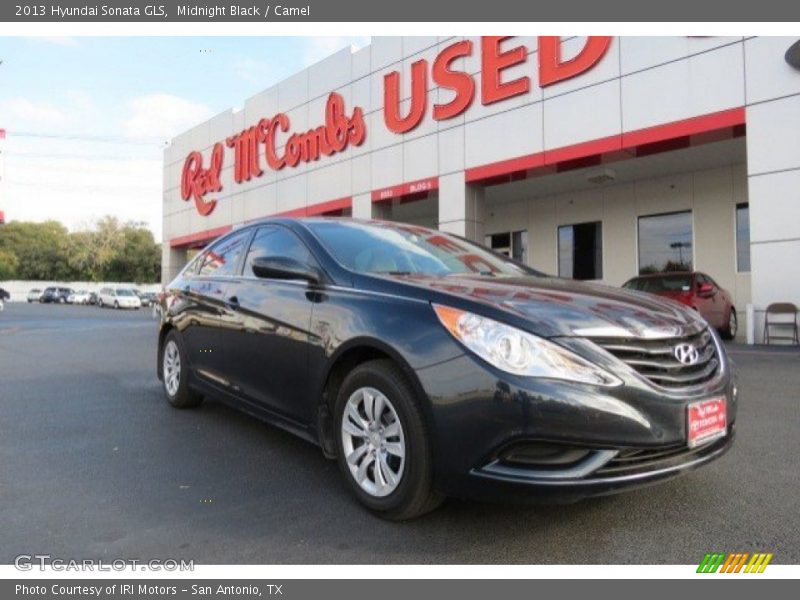 Midnight Black / Camel 2013 Hyundai Sonata GLS