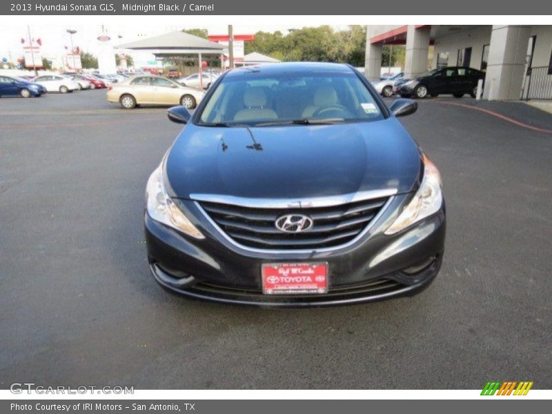 Midnight Black / Camel 2013 Hyundai Sonata GLS