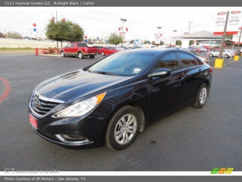 Midnight Black / Camel 2013 Hyundai Sonata GLS