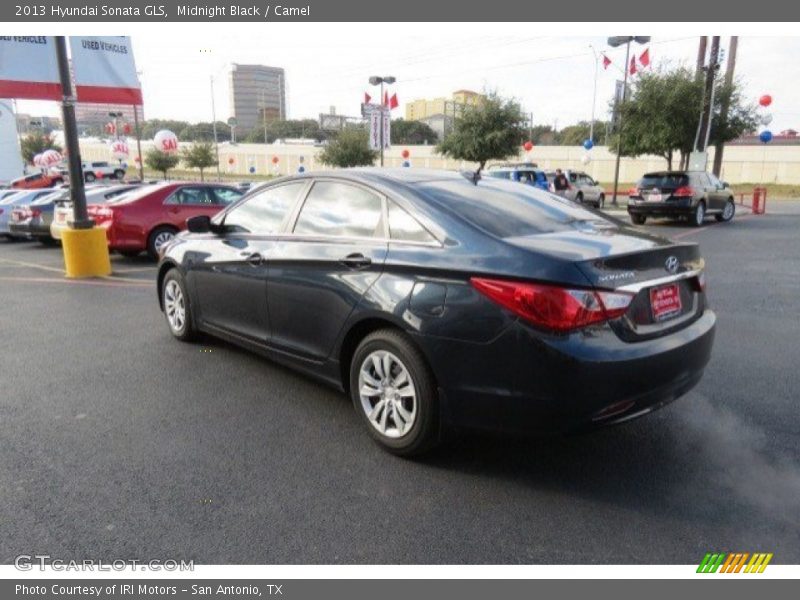 Midnight Black / Camel 2013 Hyundai Sonata GLS