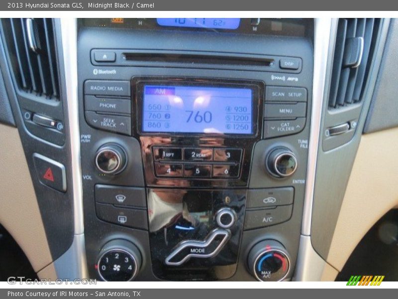 Midnight Black / Camel 2013 Hyundai Sonata GLS