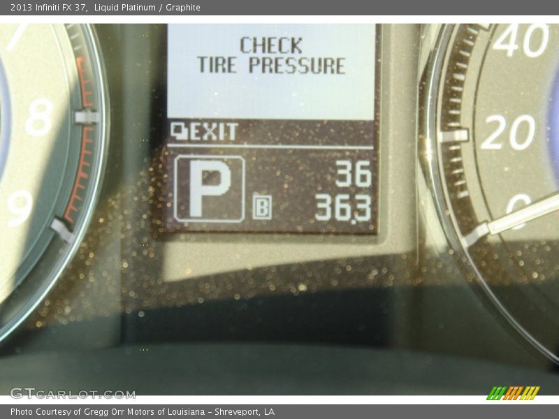 Liquid Platinum / Graphite 2013 Infiniti FX 37
