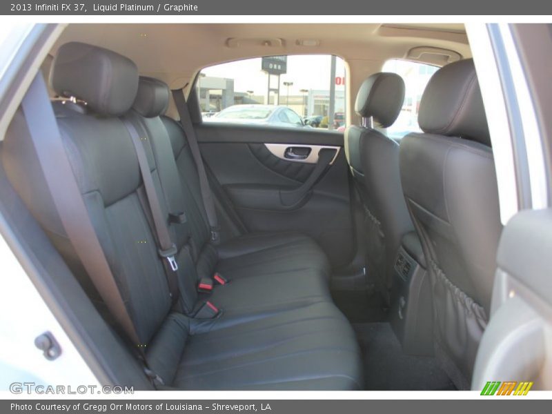 Rear Seat of 2013 FX 37