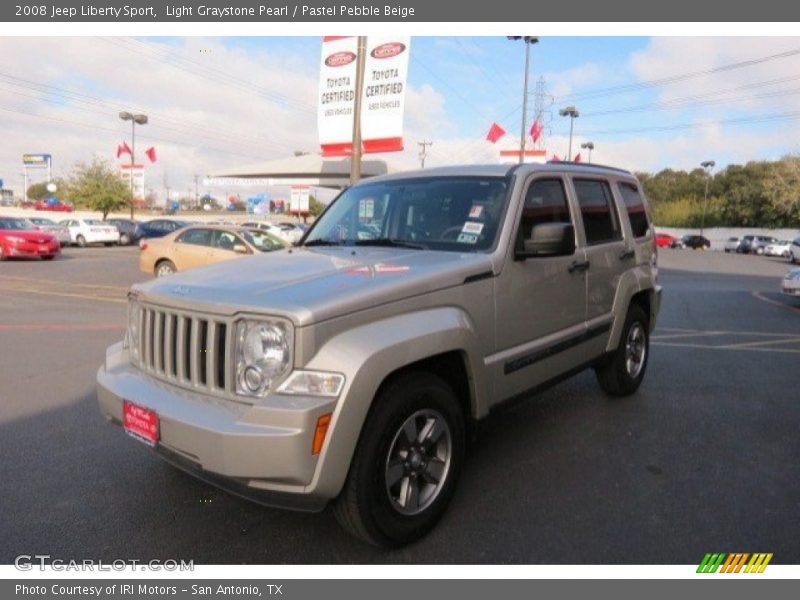 Light Graystone Pearl / Pastel Pebble Beige 2008 Jeep Liberty Sport