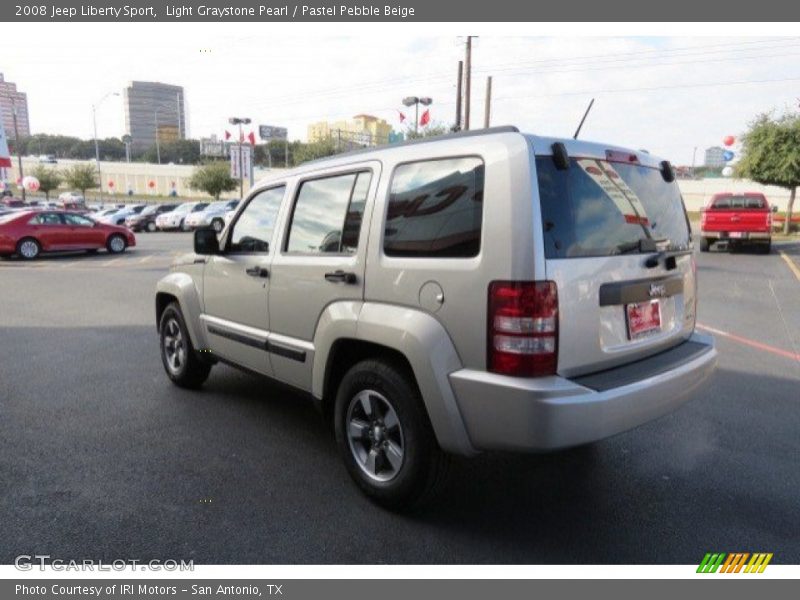 Light Graystone Pearl / Pastel Pebble Beige 2008 Jeep Liberty Sport