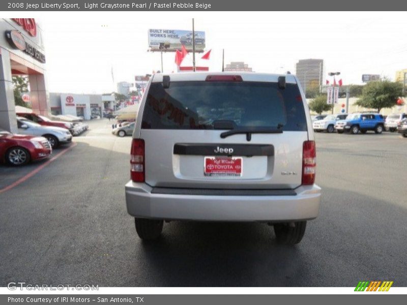 Light Graystone Pearl / Pastel Pebble Beige 2008 Jeep Liberty Sport