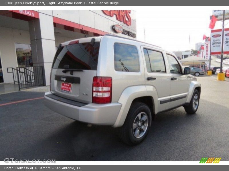 Light Graystone Pearl / Pastel Pebble Beige 2008 Jeep Liberty Sport
