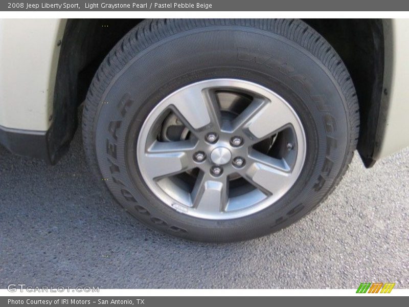 Light Graystone Pearl / Pastel Pebble Beige 2008 Jeep Liberty Sport