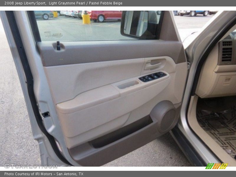Light Graystone Pearl / Pastel Pebble Beige 2008 Jeep Liberty Sport