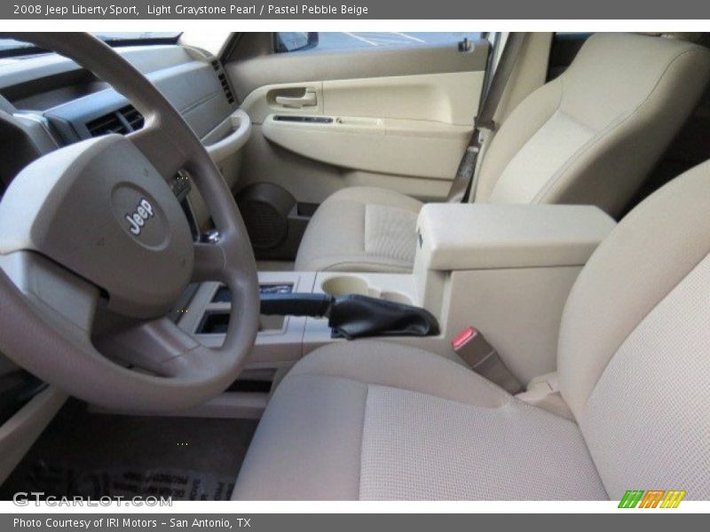 Light Graystone Pearl / Pastel Pebble Beige 2008 Jeep Liberty Sport