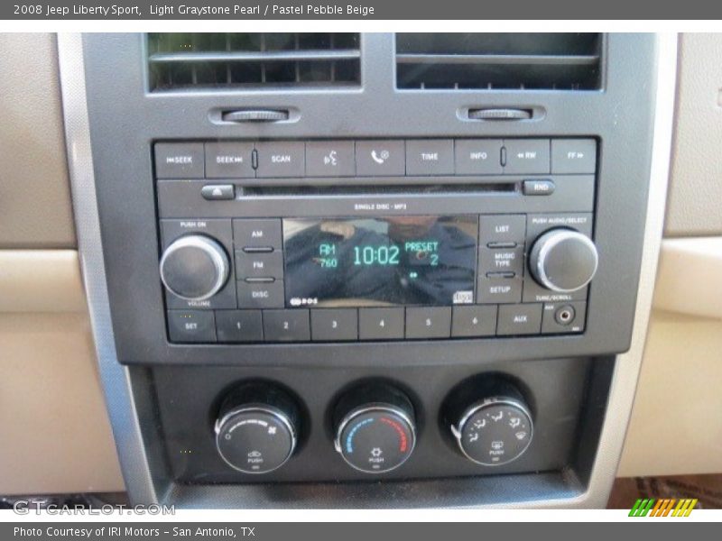 Light Graystone Pearl / Pastel Pebble Beige 2008 Jeep Liberty Sport