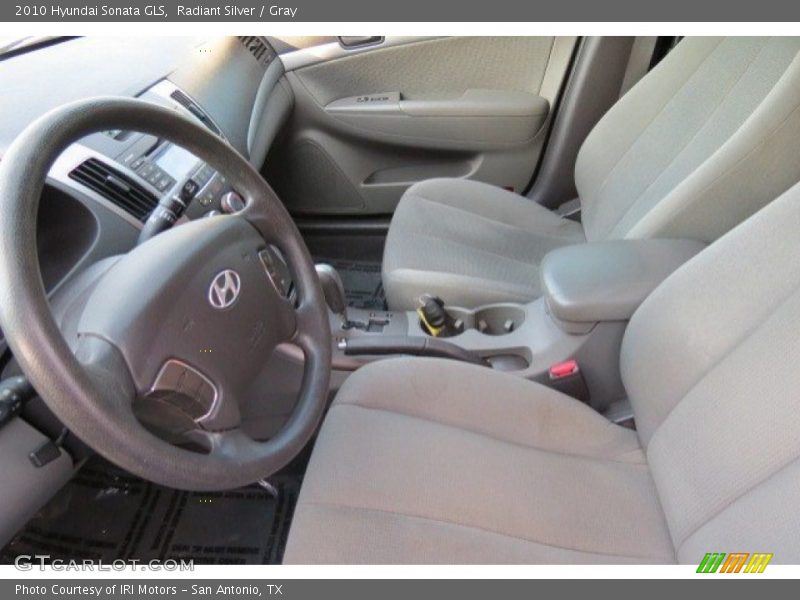 Radiant Silver / Gray 2010 Hyundai Sonata GLS