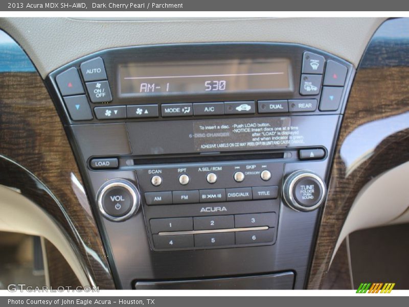 Controls of 2013 MDX SH-AWD