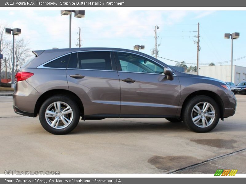 Graphite Luster Metallic / Parchment 2013 Acura RDX Technology