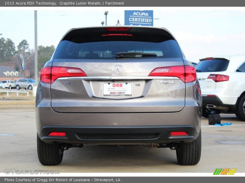 Graphite Luster Metallic / Parchment 2013 Acura RDX Technology