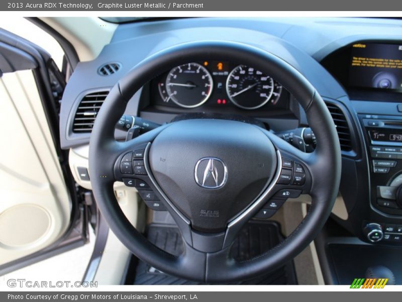 Graphite Luster Metallic / Parchment 2013 Acura RDX Technology