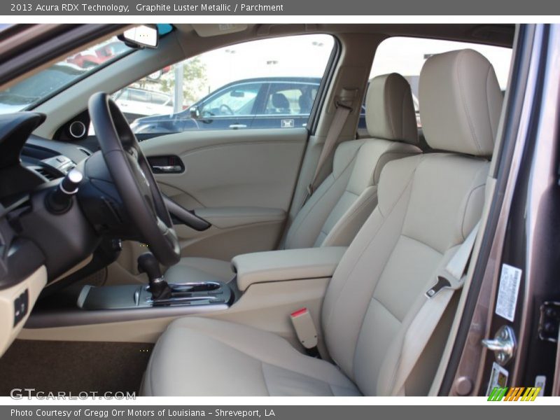 Front Seat of 2013 RDX Technology