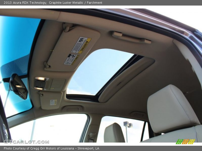 Graphite Luster Metallic / Parchment 2013 Acura RDX Technology