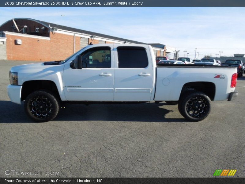 Summit White / Ebony 2009 Chevrolet Silverado 2500HD LTZ Crew Cab 4x4