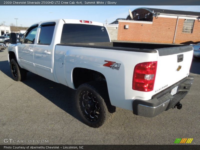 Summit White / Ebony 2009 Chevrolet Silverado 2500HD LTZ Crew Cab 4x4