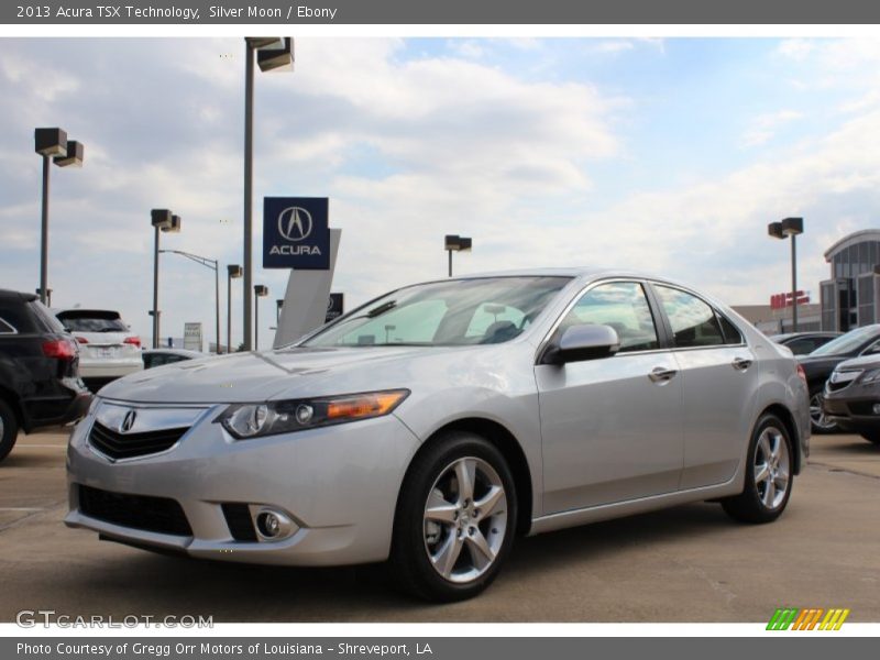 Silver Moon / Ebony 2013 Acura TSX Technology