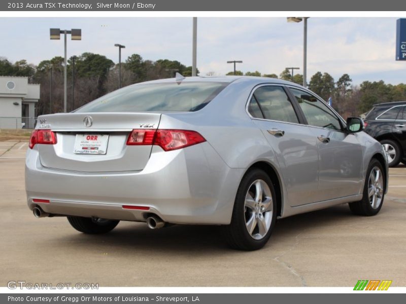 Silver Moon / Ebony 2013 Acura TSX Technology