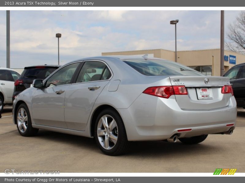 Silver Moon / Ebony 2013 Acura TSX Technology